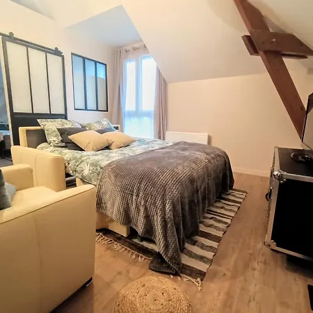 Design Et Rustique, Centre-ville, 10 Min Disney Apartament Montévrain